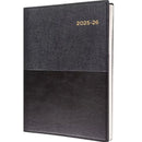 Collins Vanessa A4 Day To Page 2025-2026 Diary Black Financial Year FY145.V99-2526 (Black A4 DTP) - SuperOffice