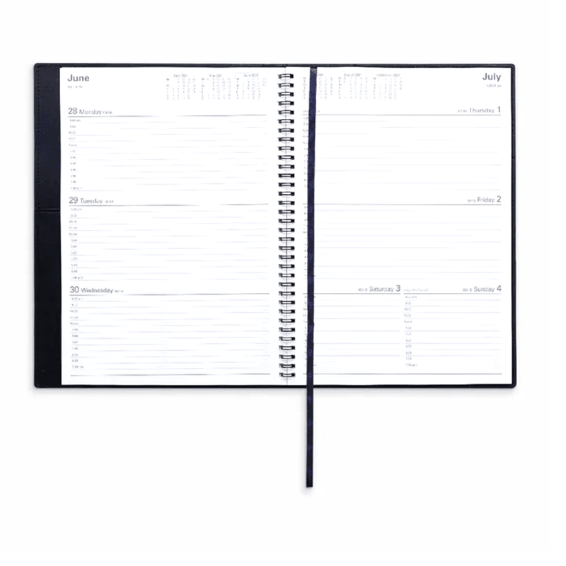 Collins Vanessa A4 Week To View 2022 Diary Purple Calendar Year Planner 345.V55-22 (A4 WTV Purple) - SuperOffice