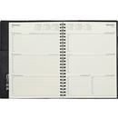 Collins Vanessa A4 Week To View 2023 Diary Black Calendar Year Planner 345.V99 (2023 A4 WTV BLK) - SuperOffice