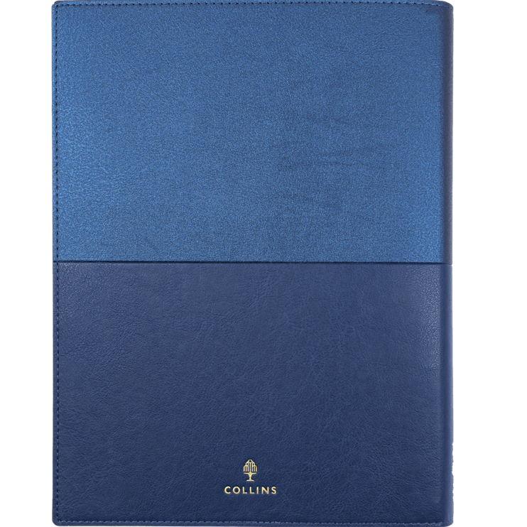Collins Vanessa A4 Week To View 2023 Diary Blue Planner 345.V59 (2023 A4 WTV Blue) - SuperOffice