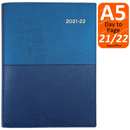 Collins Vanessa A5 Day To Page 2021-2022 Diary Blue Financial Year FY185.V59 (2021-2022) - SuperOffice