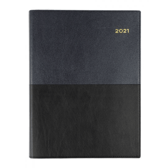 Collins Vanessa A5 Day To Page 2021 Diary Black 185.V99 (2021) - SuperOffice