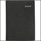 Collins Vanessa Notebook Journal Short Lined Wirobound 200 Page Leathergrain Pvc A4 Black NB325 - SuperOffice