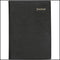 Collins Vanessa Notebook Journal Wirobound Lined 200 Page Ruled Leathergrain Pvc A6 Black NB365 - SuperOffice