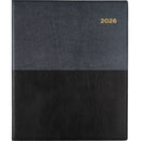 Collins Vanessa Quarto A4 Week To View 2026 Diary Black Calendar Planner 325.V99-26 (Quarto Black) - SuperOffice