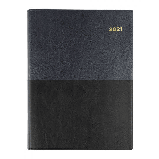 Collins Vanessa Quarto Short Week To View 2021 Diary Black 325.V99 (2021) - SuperOffice