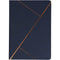 Collins Vanguard Notebook Ruled Straight Foil Design B6 Navy VA1B6R.F1 - SuperOffice
