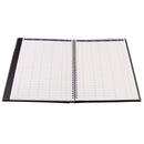 Collins Visitors Book Short Wiro Bound A4 64 Leaf Pvc A4 Black 2820.V99 - SuperOffice