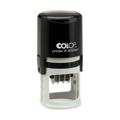 Colop R40 Time And Date Stamp 24 Hour Blue / Red 980220 - SuperOffice