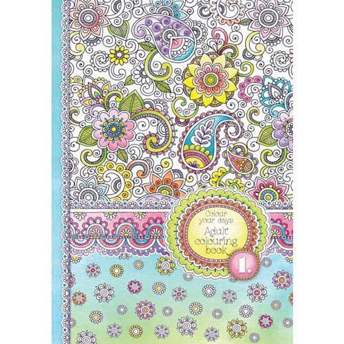 Colour Your Days Adult Colouring Book A4 Paisley CYD1734 - SuperOffice