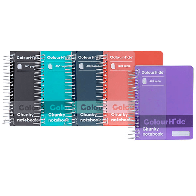 Colourhide Chunky Notebook 400 Page Assorted 1716599J - SuperOffice