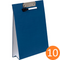 Colourhide Clipboard Easel Standing with Whiteboard Eraser Marker Blue Pack 10 4430027J (10 Pack) - SuperOffice