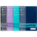 Colourhide Core Notebook 120 Pages A4 Assorted Pack 4 1717499J - SuperOffice