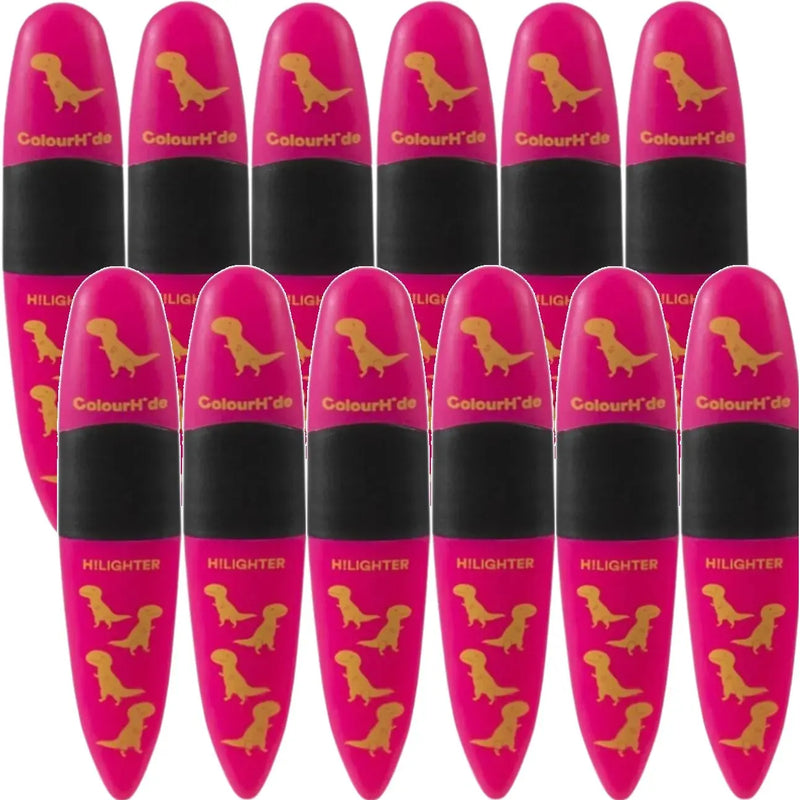 Colourhide Designer Highlighters Quirky Pink Box 12 1960109 (Box 12) - SuperOffice