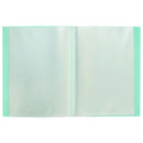 ColourHide Display Book Insert Cover Fixed 20 Sheets Biscay Geen Pack 6 2055107J (Pack 6) - SuperOffice