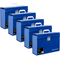 Colourhide Expanding Carry File PP A4 Blue 19 Pockets Pack 5 90023031J (5 Pack) - SuperOffice