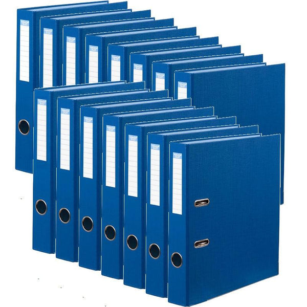 Colourhide Half Lever Arch File Folder PE A4 Classic Blue Box 15 Bulk 6801031J (Box 15) - SuperOffice