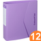 Colourhide Lever Arch File Folder Secure Closure Flap Polypropylene Purple Lilac Box 12 6608019J (Box 12) - SuperOffice