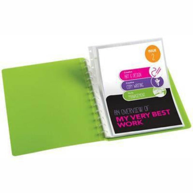 Colourhide My Custom Display Book Heavy Weight Pocket Refills A4 Clear Pack 10 206001 - SuperOffice