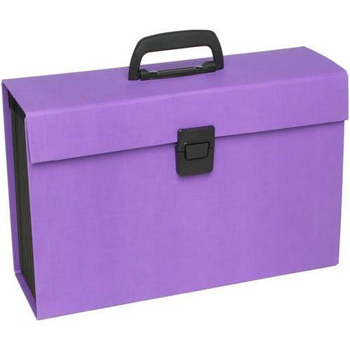 Colourhide My Trusty Expanding Carry File A4 Purple 90023019 - SuperOffice