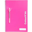 Colourhide My Trusty Lecture Notebook 140 Page A4 Pink 1719509F - SuperOffice
