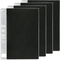 Colourhide My Wingman Display Book 20 Pockets Medium Weight A4 Black Pack 4 2055102 (4 Pack) - SuperOffice
