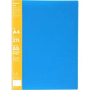 Colourhide My Wingman Display Book 20 Pockets Medium Weight A4 Blue 2055101 - SuperOffice