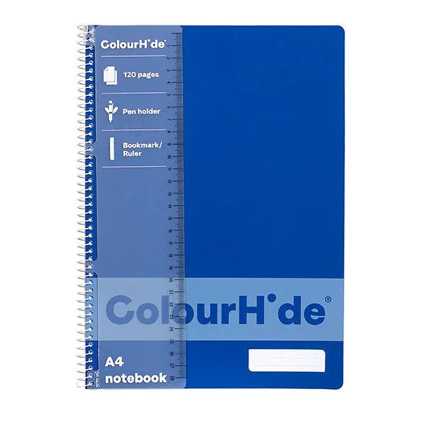 Colourhide Notebook 120 Page A4 Classic Blue 10 Pack 1719431J (10 Pack) - SuperOffice