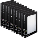 Colourhide Refillable Display Book 20 Pockets Medium Weight A4 Black/Clear 10 Pack 2003302J (10 Pack) - SuperOffice