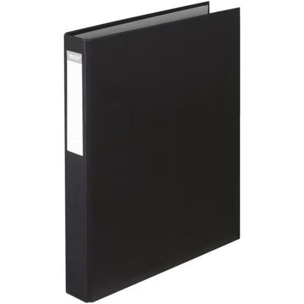 Colourhide Ring Binder PE 2D 25mm A4 Black Box 12 5643002J (Box of 12) - SuperOffice