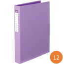 Colourhide Ring Binder PE 2D 25mm A4 Purple Box 12 5643019J (Box of 12) - SuperOffice