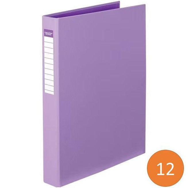 Colourhide Ring Binder PE 2D 25mm A4 Purple Box 12 5643019J (Box of 12) - SuperOffice