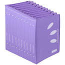 ColourHide Zip Binder A4 2 D-Ring 25mm Lavender Bulk Pack 10 5800019M (Pack 10) - SuperOffice