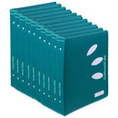 ColourHide Zip Binder A4 2 D-Ring 25mm Teal Green Bulk Pack 10 5800007M (Pack 10) - SuperOffice