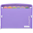 ColourHide Zip It Expanding File Lavender Pack 6 9026019M (Pack 6) - SuperOffice