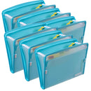 ColourHide Zip It Expanding File Sky Blue Pack 6 9026032M (Pack 6) - SuperOffice