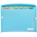 ColourHide Zip It Expanding File Sky Blue Pack 6 9026032M (Pack 6) - SuperOffice