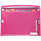 Colourhide Zipit Pp Expanding File 7 Pocket Foolscap Pink 9026009 - SuperOffice