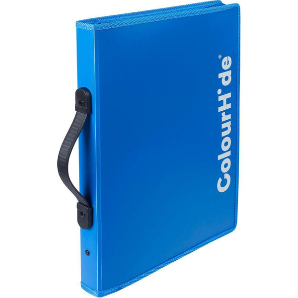 Colourhide Zipper Expanding File Blue 9027001 - SuperOffice