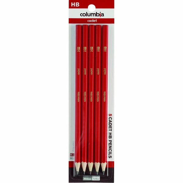 Columbia Cadet Hexagon Pencil Hb Pack 5 61500CHB5 - SuperOffice