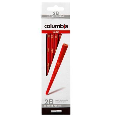 Columbia Cadet Round Lead Pencil Hb Pack 20 61500RHB20 - SuperOffice