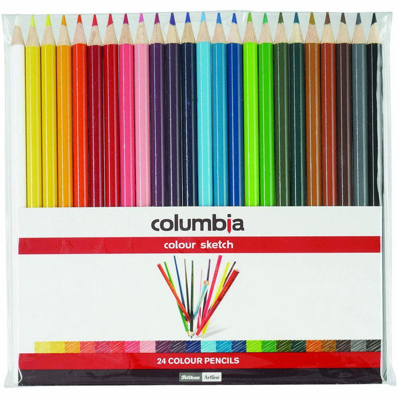 Columbia Colorsketch Full Length Pencil Wallet 24 620024WAL - SuperOffice