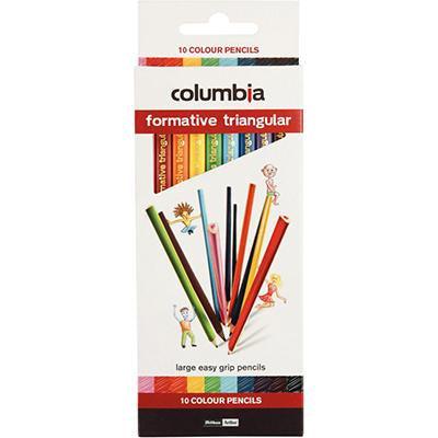 Columbia Coloured Pencils Formative Pack 10 621351PCK - SuperOffice