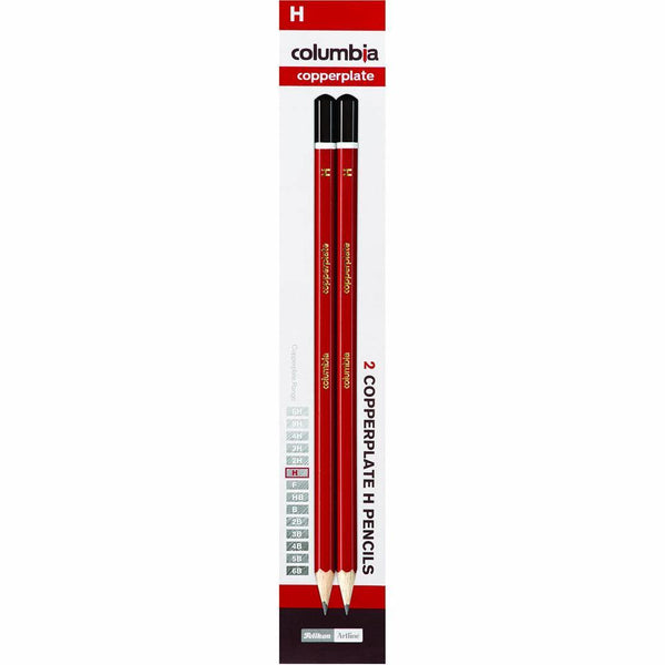Columbia Copperplate Hexagonal Pencil H Pack 2 61700CH - SuperOffice