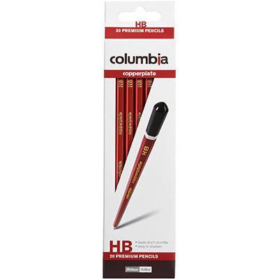 Columbia Copperplate Hexagonal Pencil Hb Box 20 61700HB - SuperOffice