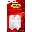 Command Adhesive Designer Medium Hooks White Pack 2 Hooks And 4 Strips XA004183456 - SuperOffice