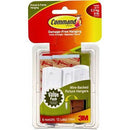 Command Adhesive Picture Hangers Wire-Backed White Value Pack 3 Hangers And 6 Strips XA006711510 - SuperOffice