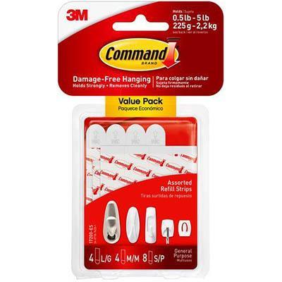 Command Adhesive Strips Assorted Replacement Strips XA004194909 - SuperOffice