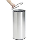 Compass Brushed Stainless Steel Tidy Bin With Galvanised Liner 45 Litre 761266 - SuperOffice
