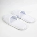 Compass Comfort Terry Cotton Slip On Slippers White Hotel/Bath/Guest Pack 100 Pairs Bulk 573102 (100 Pairs) - SuperOffice